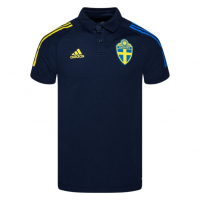 Мъжка поло тениска adidas Sweden FH7629, снимка 1 - Тениски - 36271070