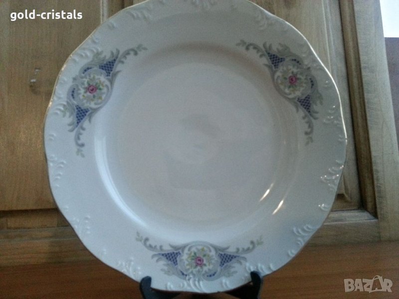 Стар български порцелан чинии плитки и дълбоки, снимка 1