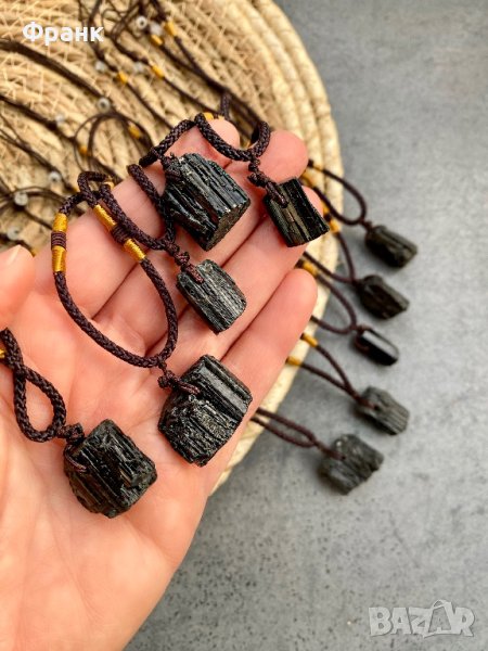 Амулет от черен турмалин, снимка 1