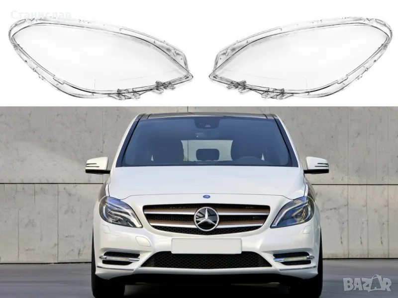 Стъкла (капаци) за фарове за Mercedes B-Class W246, снимка 1