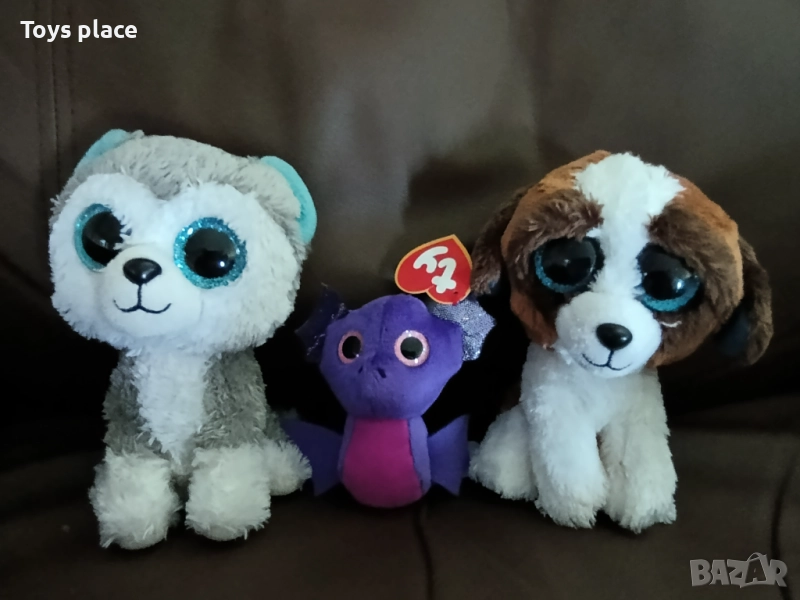 TY плюшени играчки Куче, прилеп , снимка 1