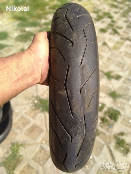 гума за мотор 120/70R17 Pirelli, снимка 1