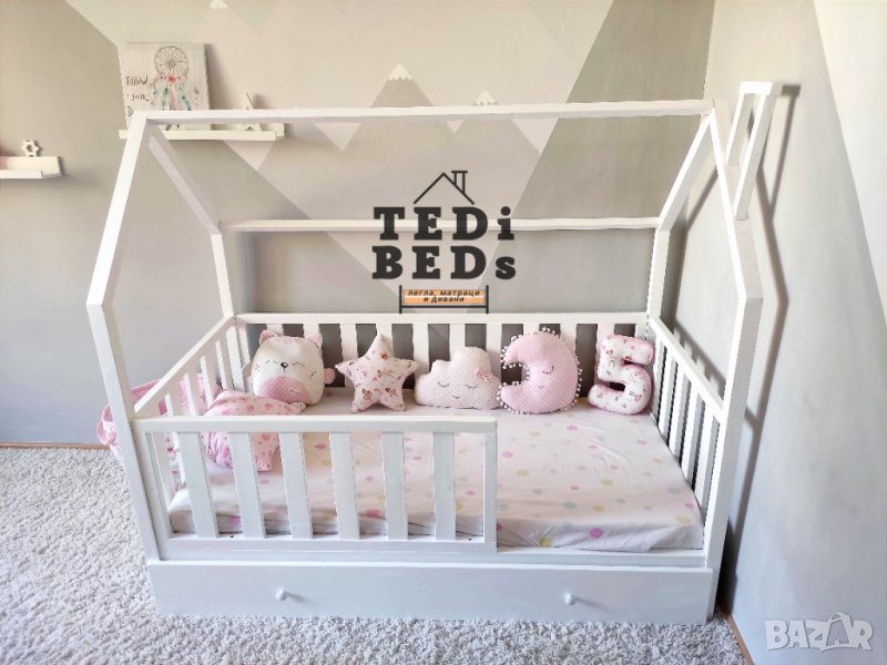 Модел: "ТЕДИ ЛУКС" | Детско легло къшичка | Легло Монтесори, снимка 1