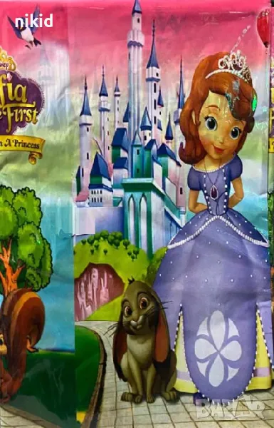 Принцеса София Първа найлонова покривка за парти рожден ден, снимка 1