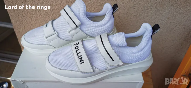 Маркови мъжки сникърси / маратонки POLLINI Mesh & Leather - 43 номер, снимка 1