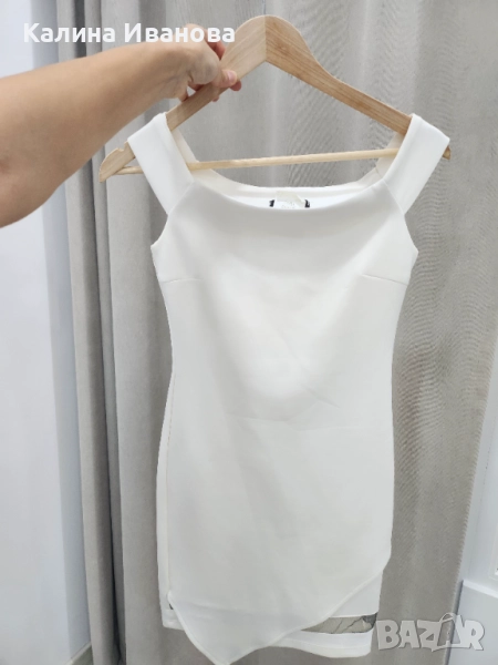 Бяла рокля в S р-р, снимка 1