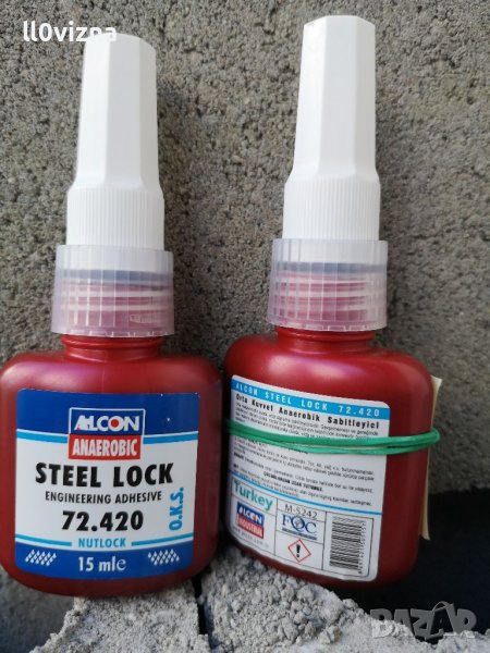 Осигорител за резби - червен 15мл - ALCON, снимка 1