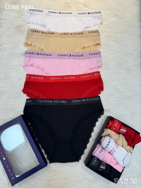 Дамско Бельо -5бр в Кутия ⚜️ Tommy Hilfiger , снимка 1