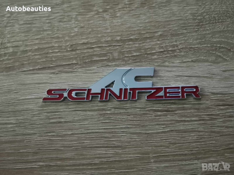 AC Schnitzer Шнитцер червени емблеми надписи, снимка 1