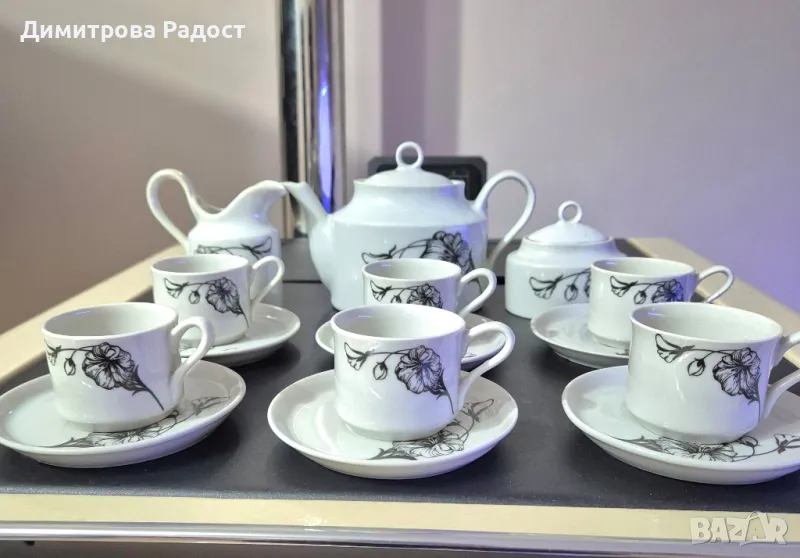 Порцеланов сервиз за кафе на Дянко Стефанов Разград! Състояние ново! , снимка 1