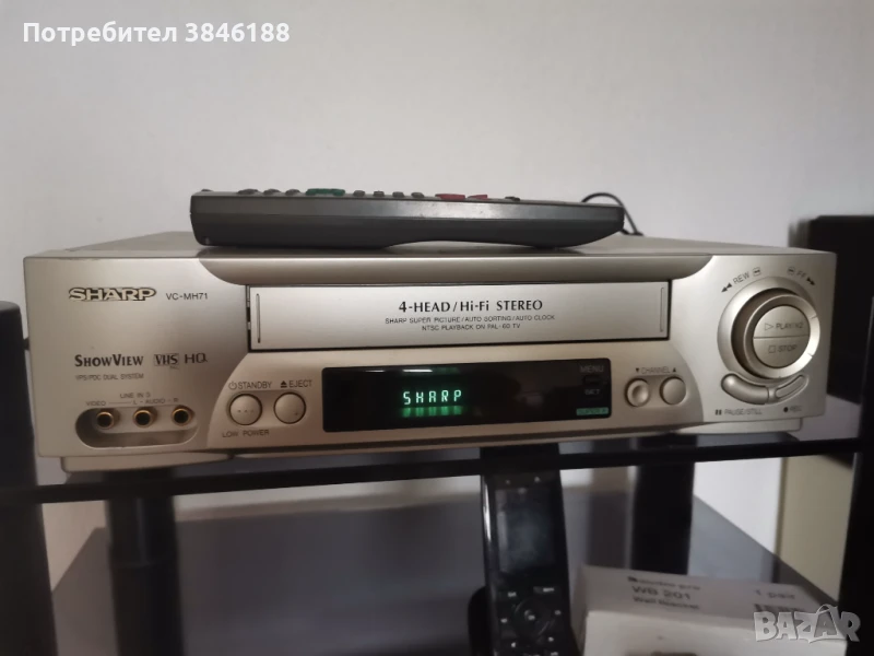SHARP VC-MH71 - VHS VCR 4HEAD - HiFi STEREO - NTSC PLAYBACK , снимка 1