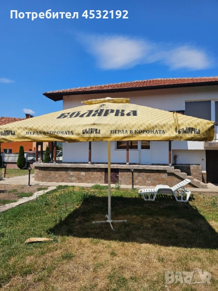 Градински чадър 3.50х3.50м, снимка 1