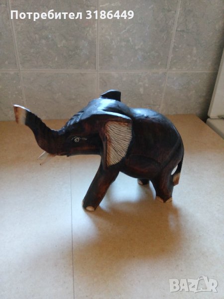 Нов дървен слон, снимка 1
