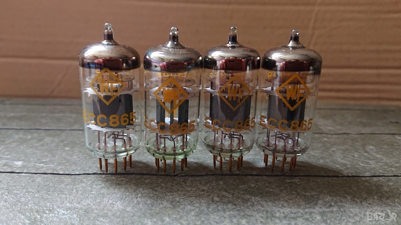 Радиолампи gold pin WF ECC865., снимка 1