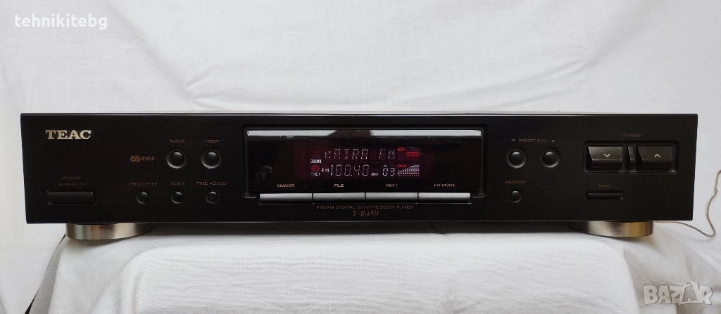 ⭐⭐⭐ TEAC T-R450 ⭐⭐⭐ Качествен и красив тунер с RDS/RT/PTY и 40 станции памет, снимка 1