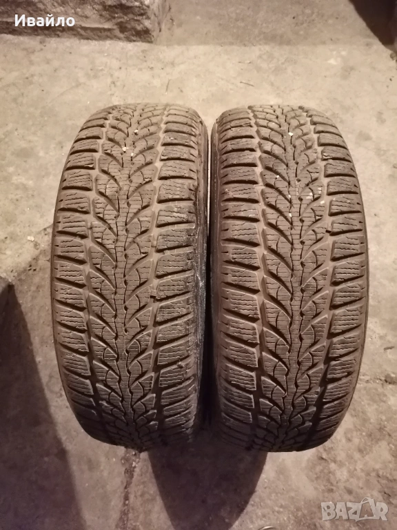 Продавам 2 броя зимни гуми 205.60.16 на 1 сезон дот 2022 Diplomat , снимка 1