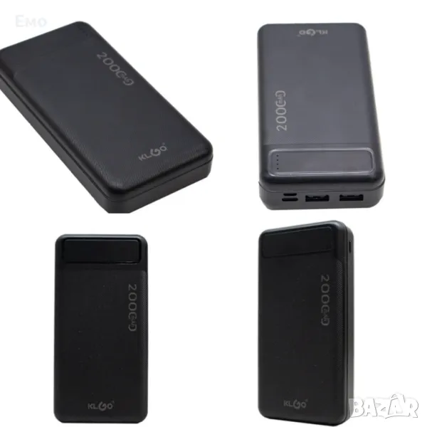 Преносима батерия - KLGO 20000mAh - Power Bank KP-21, снимка 1