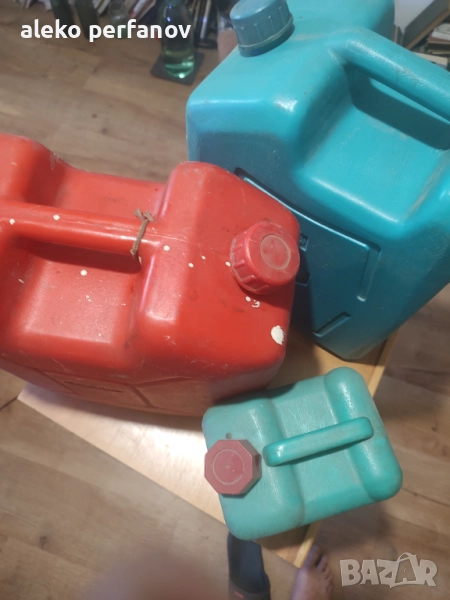 Туби за бензин, ретро, 20 л 5л, снимка 1