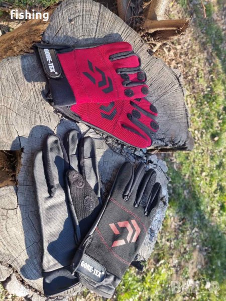 Промо GORE-TEX Ръкавици Daiwa Черен/червен, снимка 1