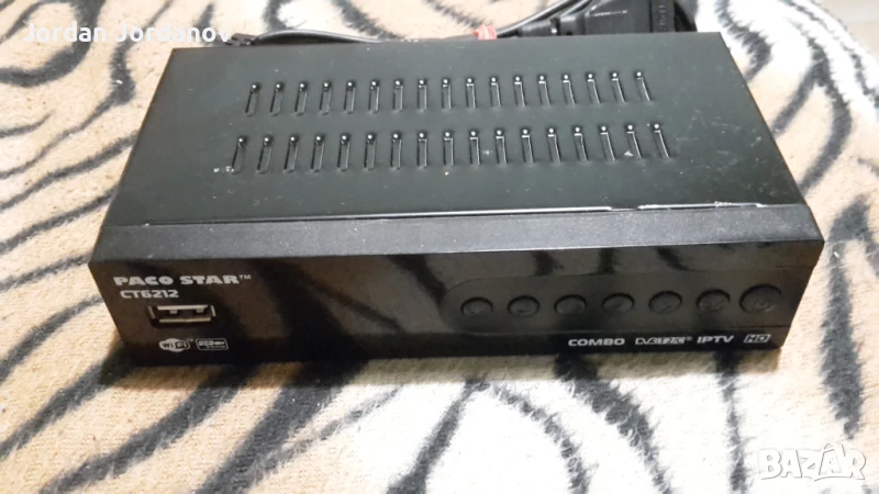 Цифров декодер, Приемник PACO STAR PST6212 за ефирна цифрова телевизия, снимка 1