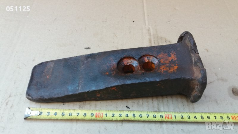 масивна стоманизирана кама, клин секач 4 кг. , снимка 1