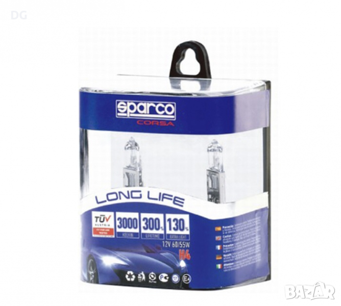 Крушки Sparco H1 12V 55W 3000К SPCB1001 2 БР/К-Т, снимка 1