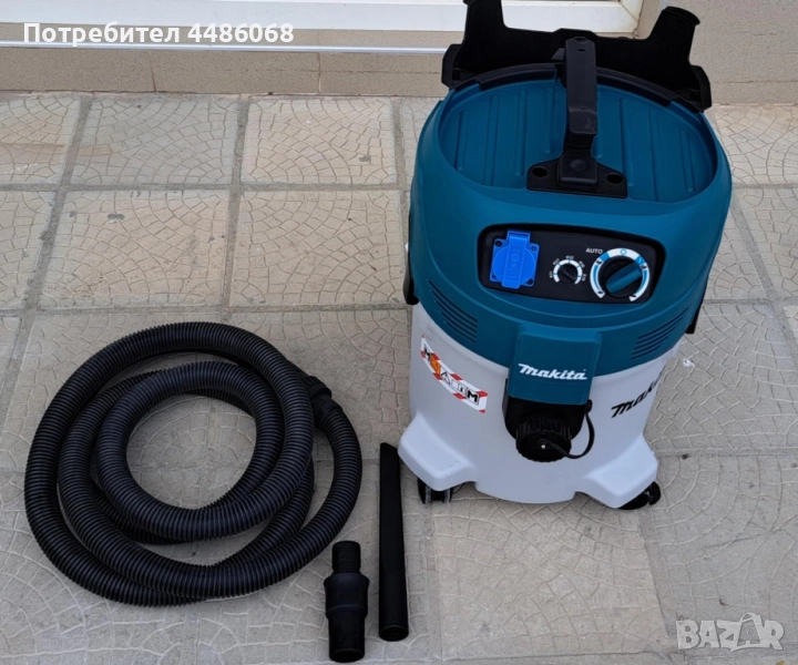 Прахосмукачка MAKITA VC3012M за сухо и мокро почистване , снимка 1