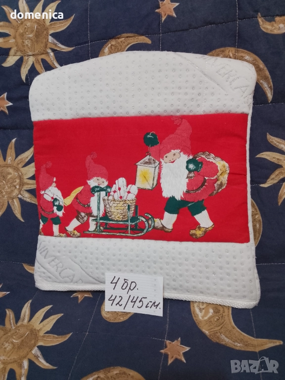 Коледни столовки за гръб на стол, снимка 1