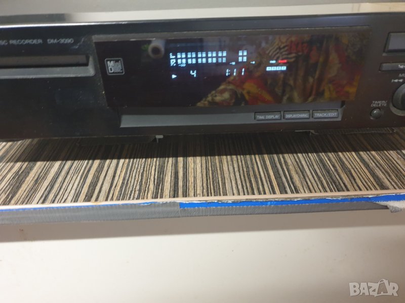 Мини диск Stereo MiniDisc Recorder Kenwood DM3090 Работи. В много