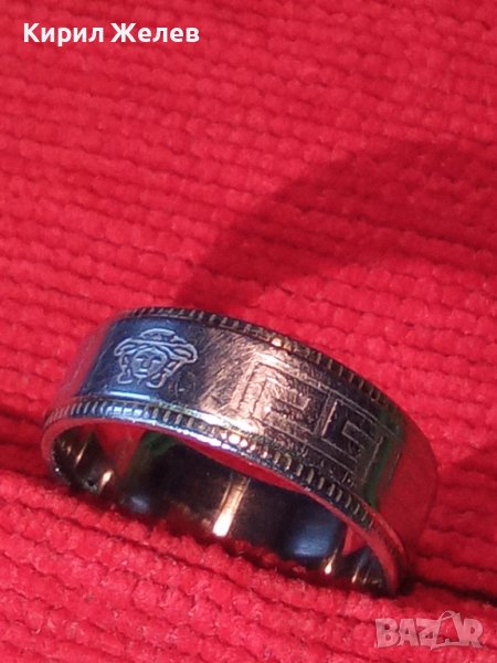 ВЕРСАЧЕ МАРКОВ ПРЪСТЕН БЛАГОРОДНА НЕРЪЖДАЕМА СТОМАНА ХАЛКА 19642, снимка 1