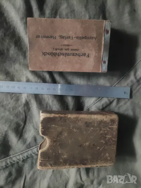 Стар Блок за смесване на цветове Farbenmischblock (Name ges, geach.)  Krüger, F. A. O Akropolis-Verl, снимка 1