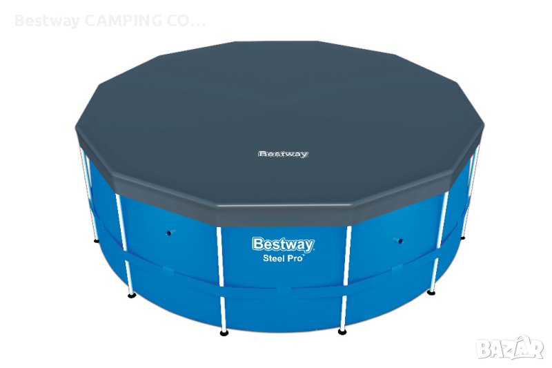  Покривало с връзки за сглобяем басейн 305 см., снимка 1