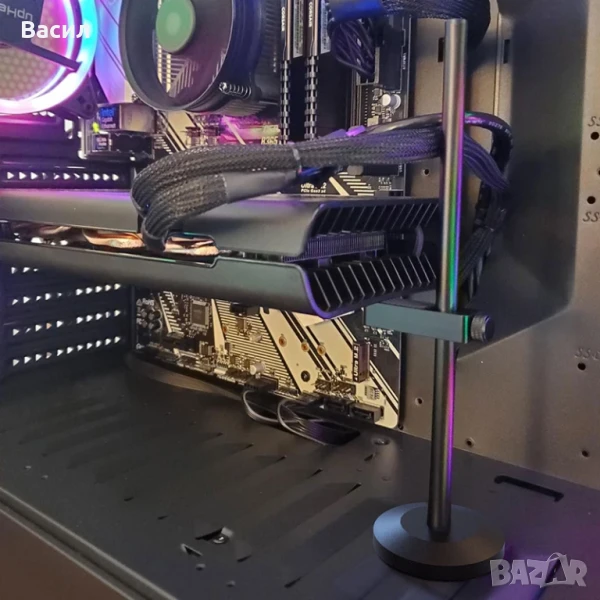 Алуминиева стойка/държач/стенд за видеокарта, снимка 1