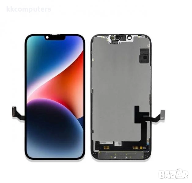 DD OLED Съвместим LCD Дисплей за iPhone 16e (2025) + Тъч скрийн / Черен / Баркод : 484240, снимка 1