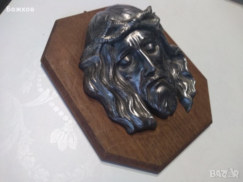 Исус гравюра икона, снимка 1