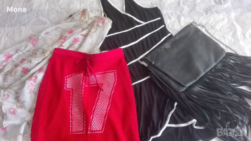 Рокля, две поли и чанта, снимка 1