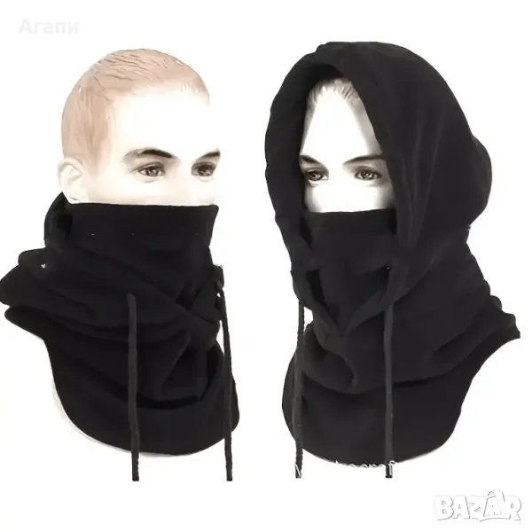 Нова качествена велосипедна шапка зимна за ски два броя, снимка 1