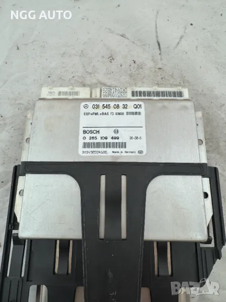 Компютър BOSCH 0 265 109 499 ESP PML BAS за Mercedes, A 031 545 08 32 Q01, 0315450832, снимка 1