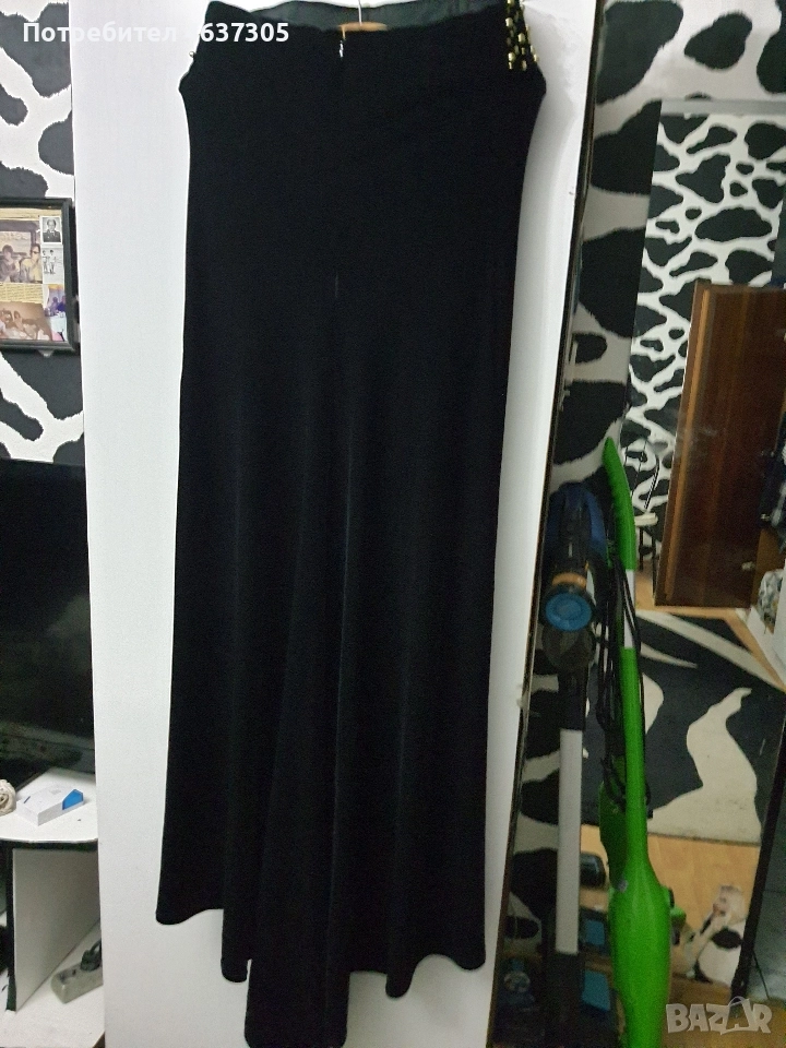 маркова официална рокля от кадифе, снимка 1