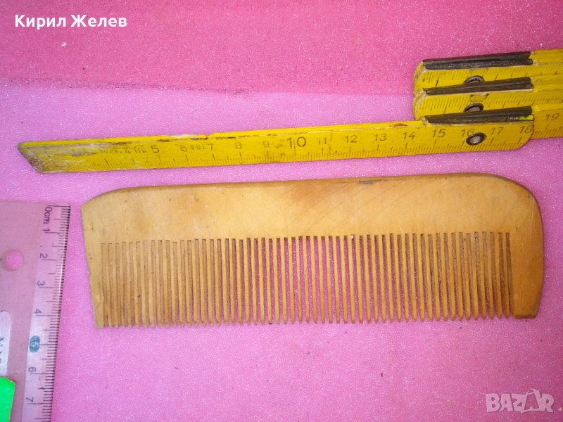 СТАР ВИНТИДЖ ДЪРВЕН ГОЛЯМ ГРЕБЕН 42838, снимка 1