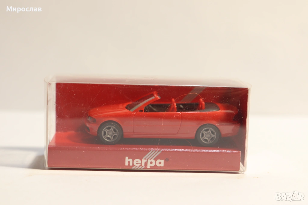 HERPA H0 1/87 BMW 3 КОЛИЧКА КАМИОН МОДЕЛ, снимка 1