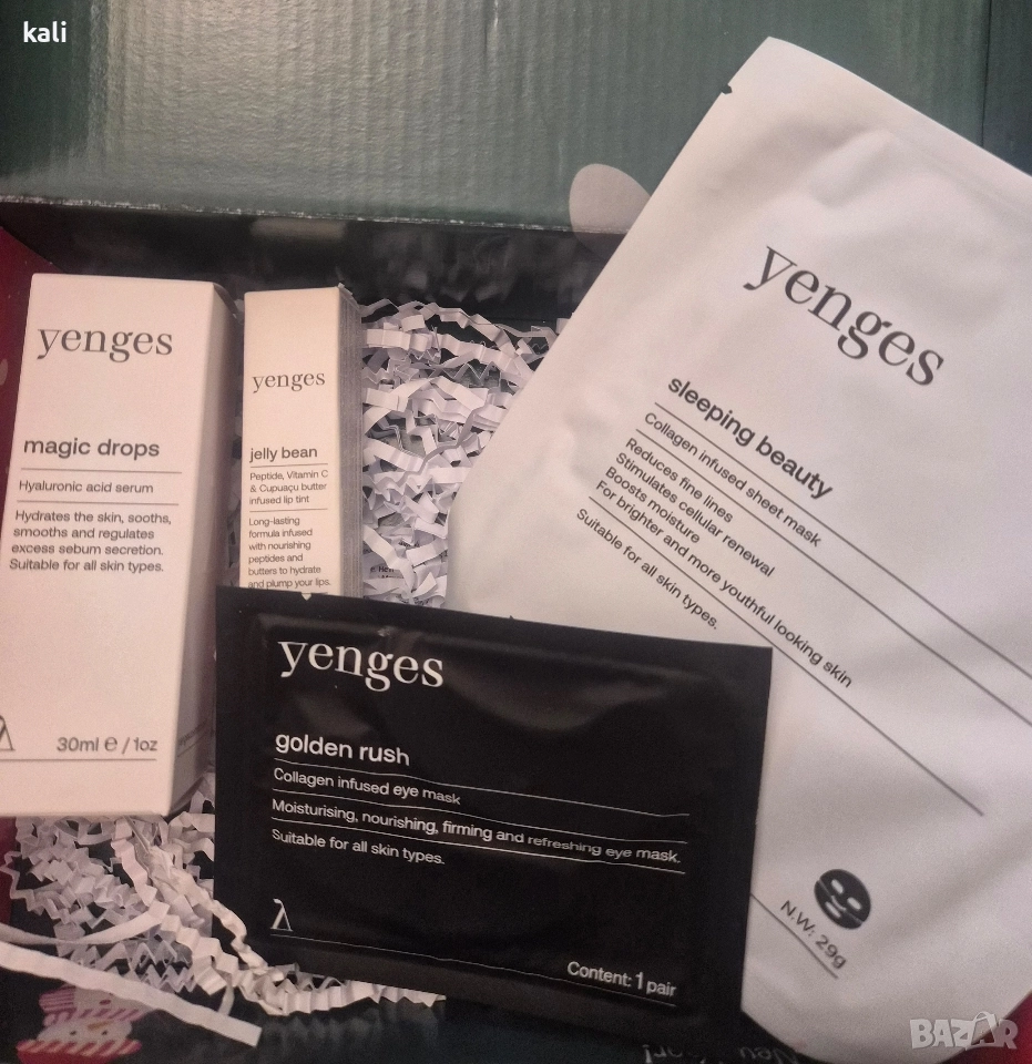 Пълен козметичен комплект Yenges (Серум, Тинт и Маски) – Чисто нови!, снимка 1