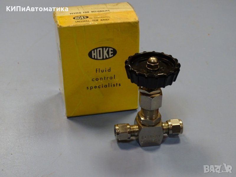 кран прецизен неръждаем HOKE 2112G4Y serewed bonnet needle valve 1/4, снимка 1