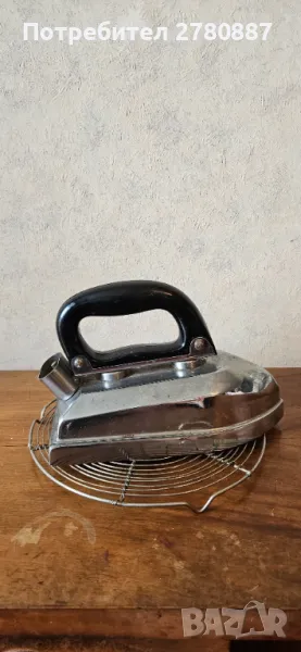 ретро 1950г тежка ютия елпром бдс , снимка 1