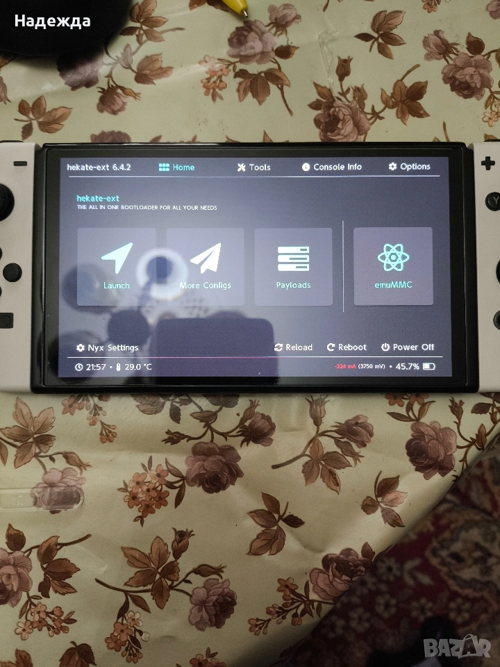 Хакнато Nintendo Switch OLED-128gb, снимка 1