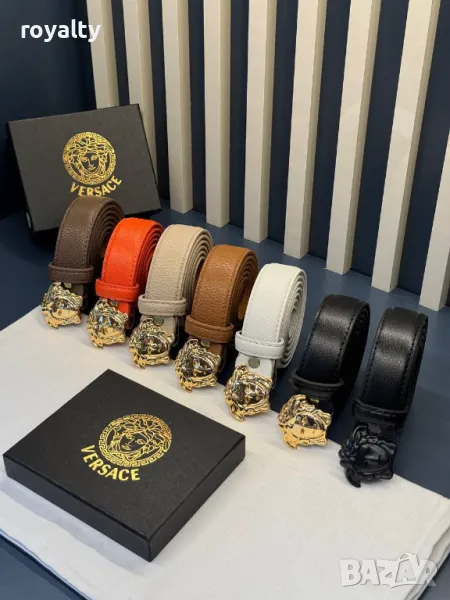 Versace естествена кожа колани , снимка 1