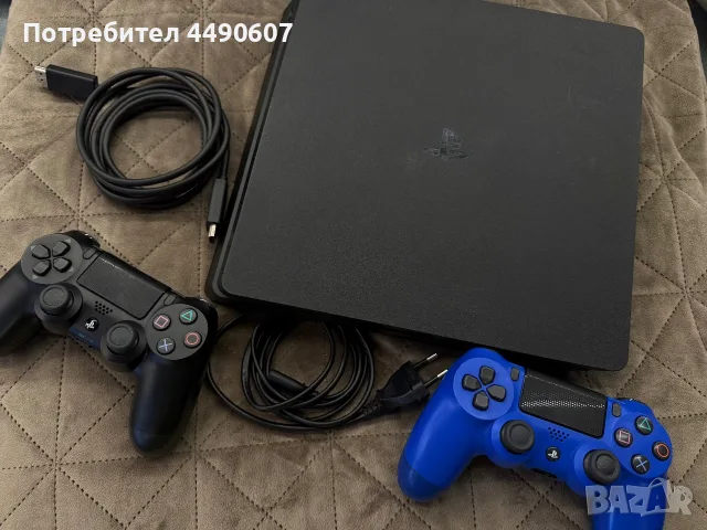 PlayStation 4 Slim + 2 оригинални джойстика