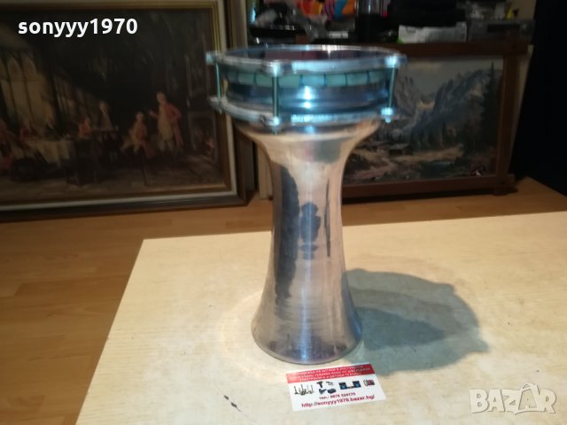 ТАРАМБУКА АЛУМИНИЕВА ОТ СИРИЯ 30СМ 2609211856, снимка 3 - Ударни инструменти - 34260573