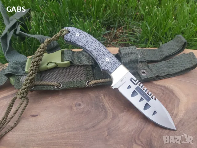 Тактически ловен нож Columbia,фултанг,кания CRKT за колан и бедро, снимка 3 - Ножове - 49660538