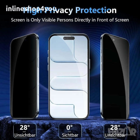 Матов Privacy Хидрогел Протектор за Дисплей за Apple iPhone 17 Air/Pro Air, снимка 2 - Фолия, протектори - 51792996